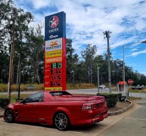 Caltex Curra Gas station in Curra