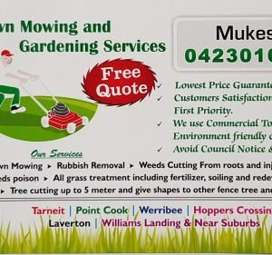 Gardening and Landscaping Services in Point Cook Australia Mukesh Lawn Mowing & Gardening Services