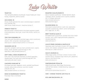 House of Lulu White Food & Beverages in South Yarra