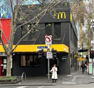 Fast Food Restaurants in Victoria Australia McDonald's Swanston St
