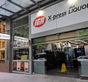 Supermarkets in Melbourne Australia IGA Plus Liquor Collins Street