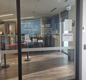  ANU Medical Centre - appointments required