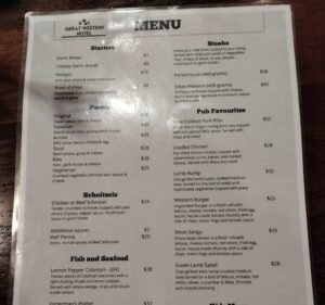 Great Western Hotel Food & Beverages in Great Western