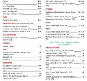 Smolt Kitchen Food & Beverages in West Hobart