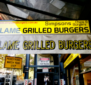 Fast Food Restaurants in Victoria Australia Simpsons Burgers - Best Burger Restaurant in Melbourne