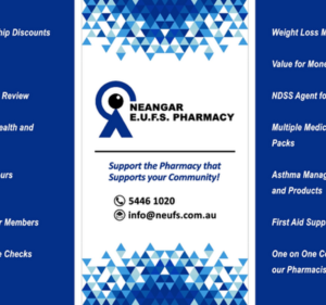Neangar EUFS Pharmacy Health & Medical in Eaglehawk