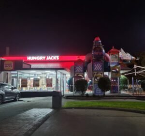Fast Food Restaurants in Victoria Australia Hungry Jack's Burgers Shepparton